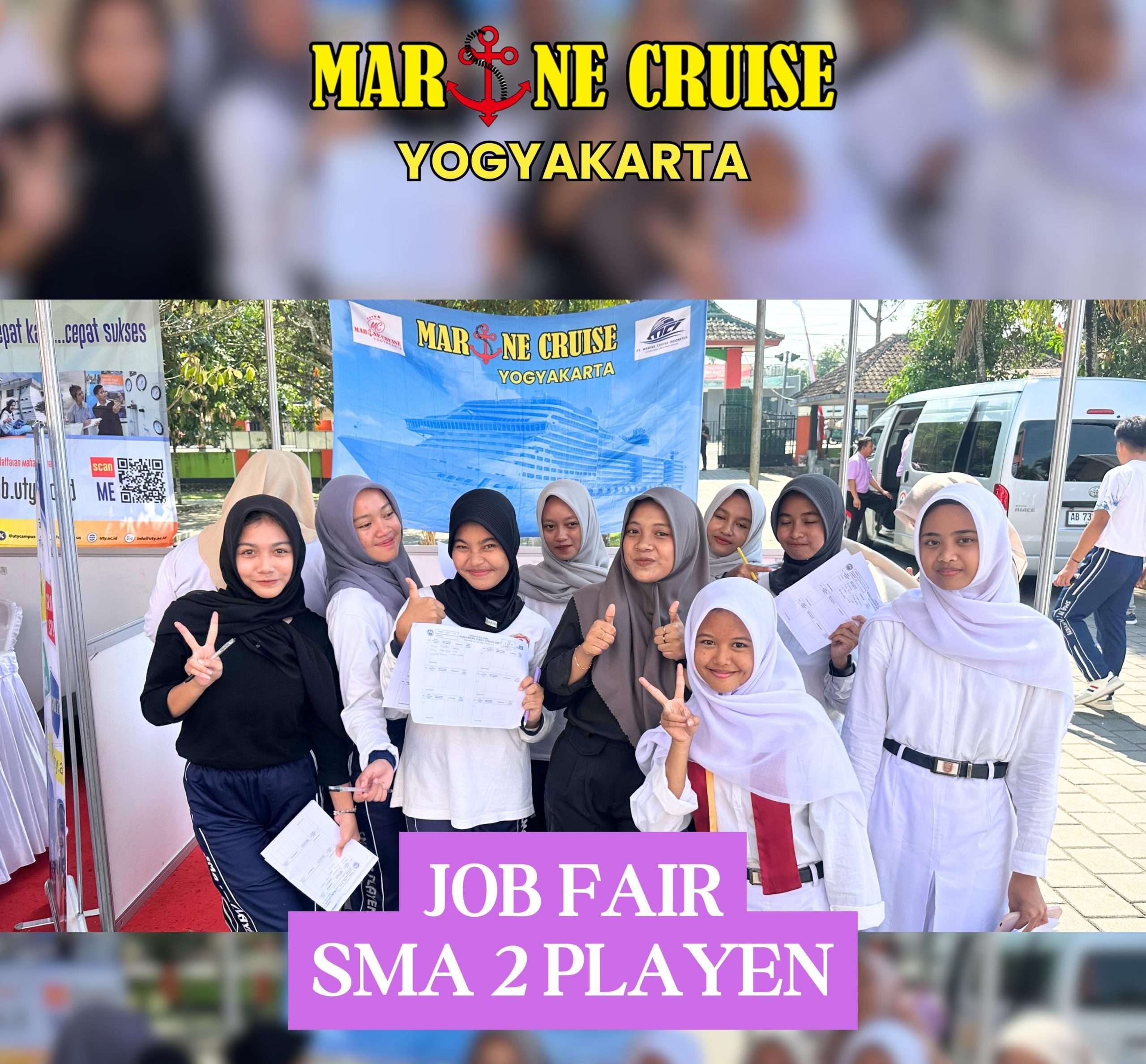 Job Fair SMA 2 Playen-Marine Cruise Yogyakarta Tawarkan Karier Global untuk Anak Muda