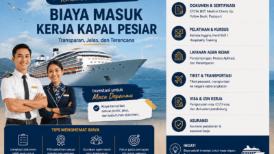 Biaya Masuk Kerja Kapal Pesiar vs Gaji Pokok Pilih yang Efisien