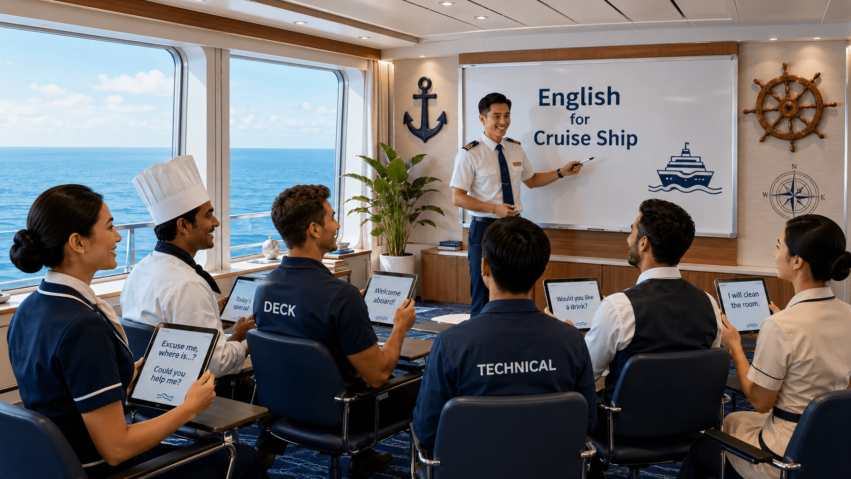 English for Cruise Ship vs. Kursus Umum Pilihan Efektif untuk Kru