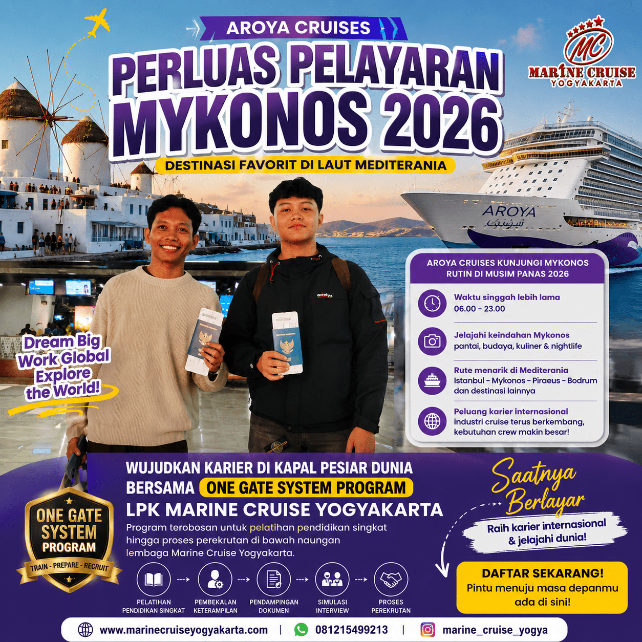 AROYA Cruises Perluas Pelayaran Mykonos 2026
