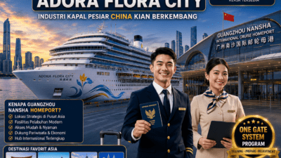 Guangzhou Nansha Homeport Siap Sambut Adora Flora City-Industri Kapal Pesiar Asia Semakin Berkembang