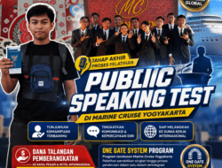 Public Speaking Test di Marine Cruise Yogyakarta Tahap Akhir Proses Pelatihan