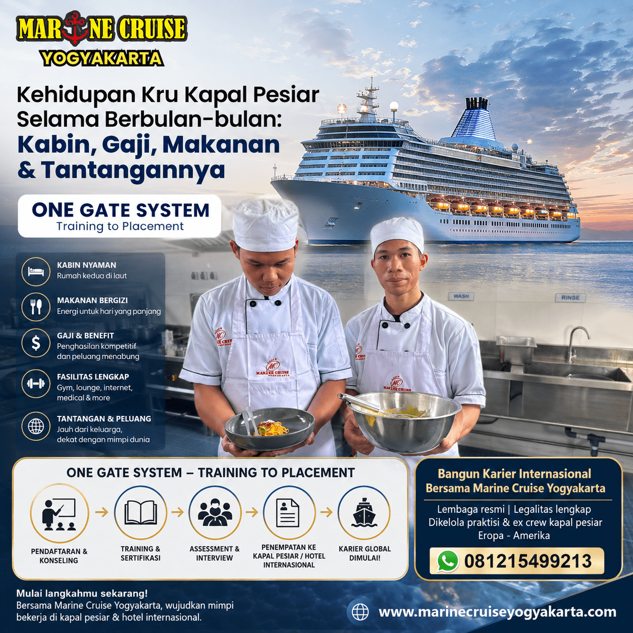 Hidup di Kapal Pesiar Sehari-hari Kru, Fasilitas, Tantangan