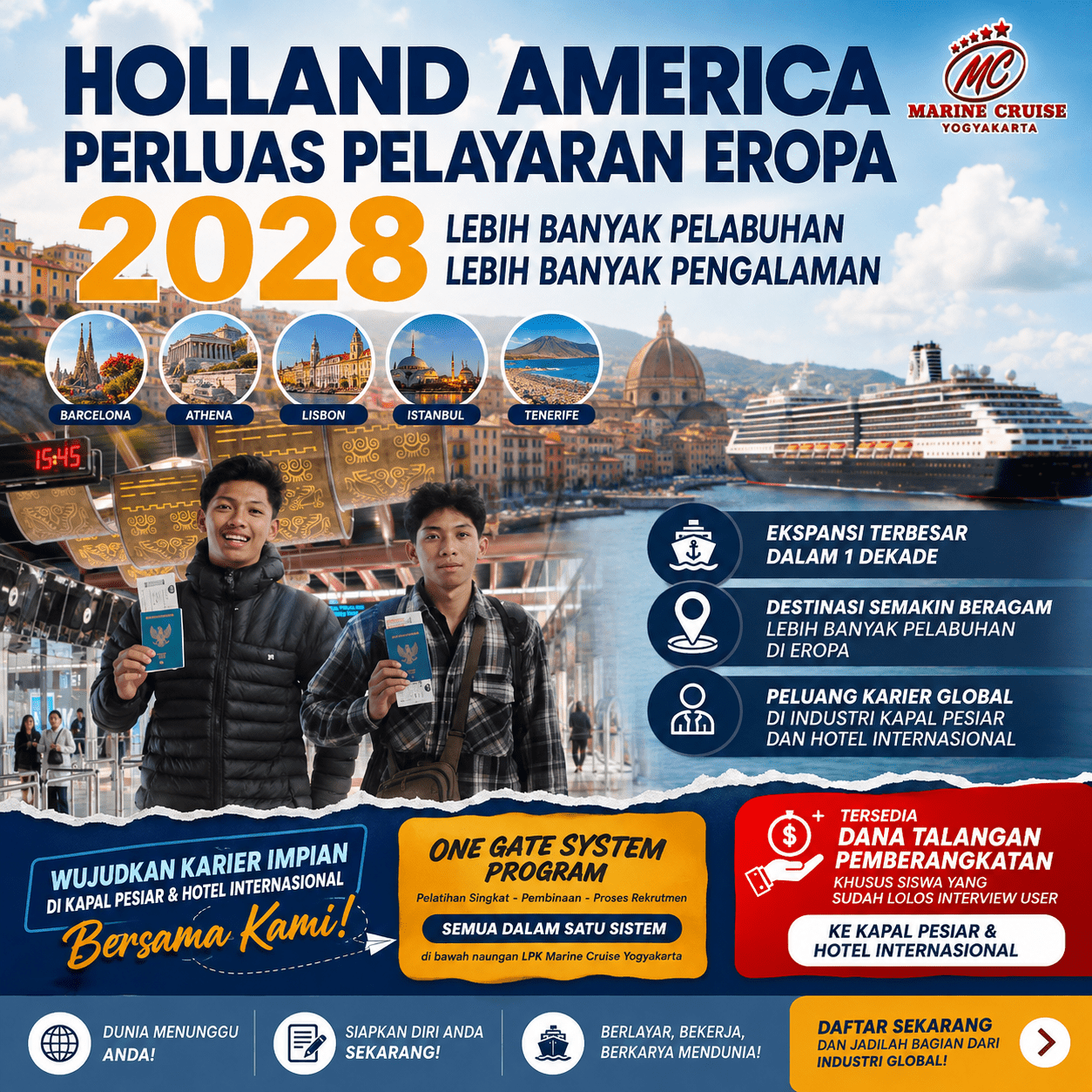 Holland America Europe 2028-Ekspansi Rute Baru
