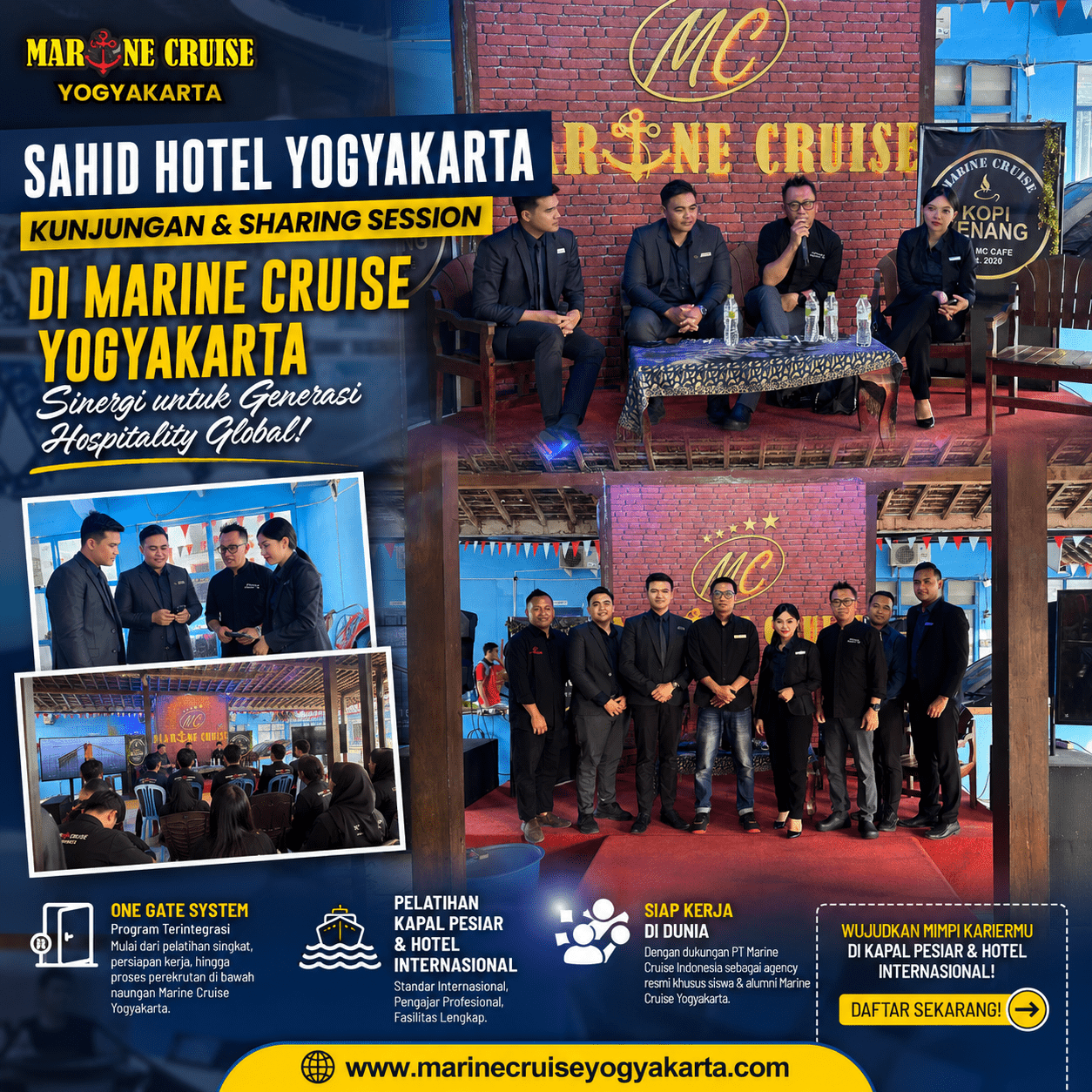 Kunjungan Sahid Hotel Yogyakarta ke Marine Cruise Yogyakarta