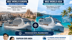 MSC World Europa & World Asia 2027–2028 | Rute Baru dan Peluang Karier Kapal Pesiar