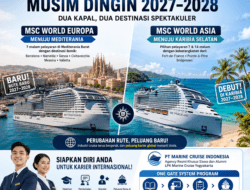 MSC World Europa & World Asia 2027–2028 | Rute Baru dan Peluang Karier Kapal Pesiar