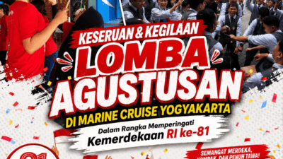Serunya Lomba Agustusan di Marine Cruise Yogyakarta-Semangat Merdeka, Kompak, dan Penuh Tawa