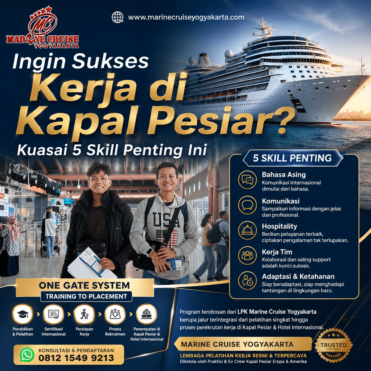 5 Skill Wajib Kerja di Kapal Pesiar yang Harus Kamu Kuasai Sebelum Berangkat