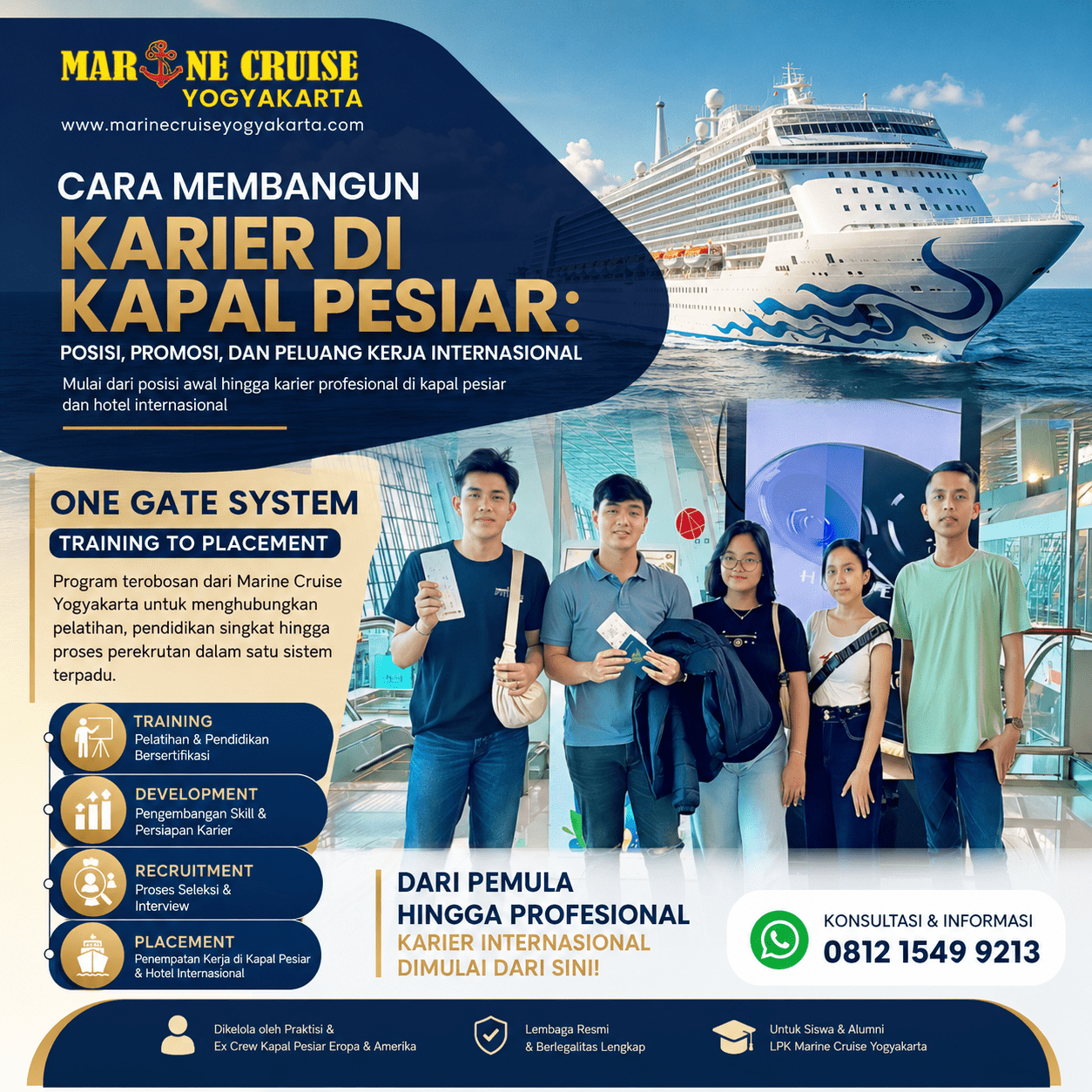 Dari Pemula hingga Profesional-Meniti Jenjang Karier di Kapal Pesiar