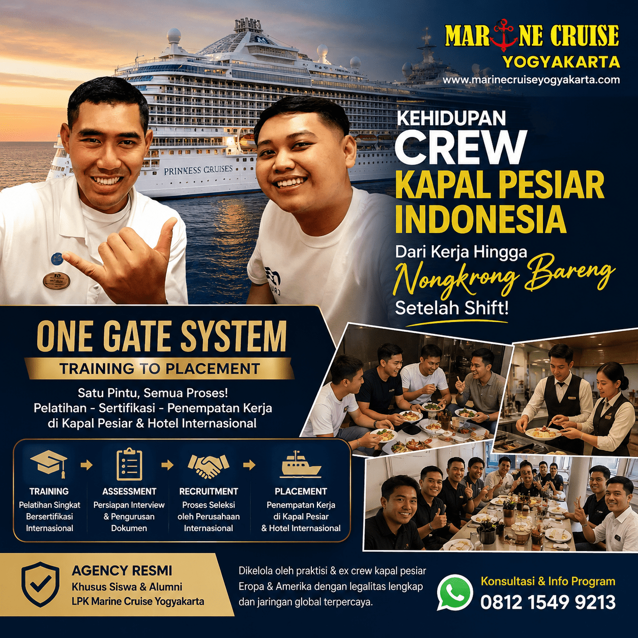 Nongkrong Crew Kapal Pesiar Indonesia Setelah Shift