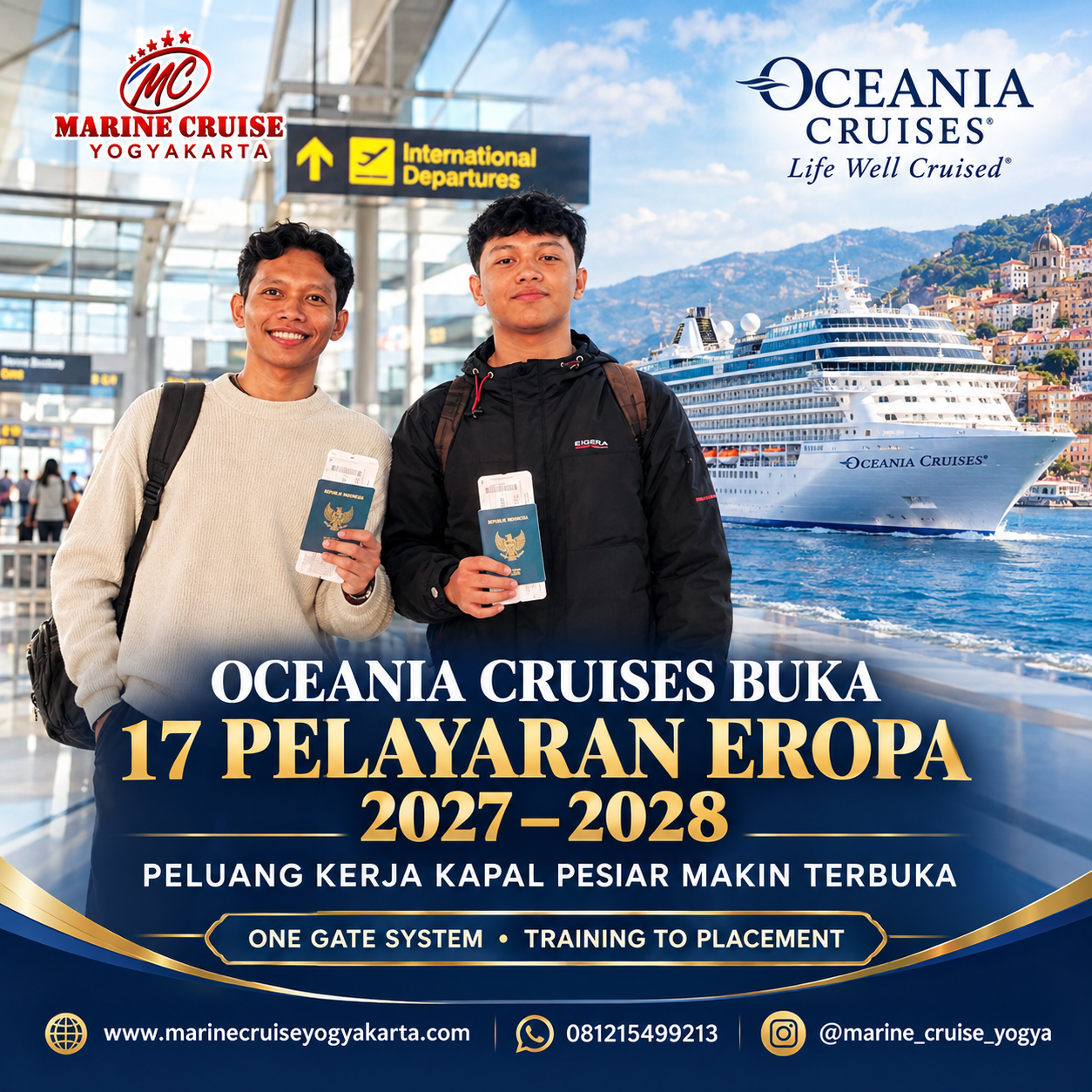 Oceania Cruises Buka 17 Pelayaran Musim Dingin Eropa 2027–2028